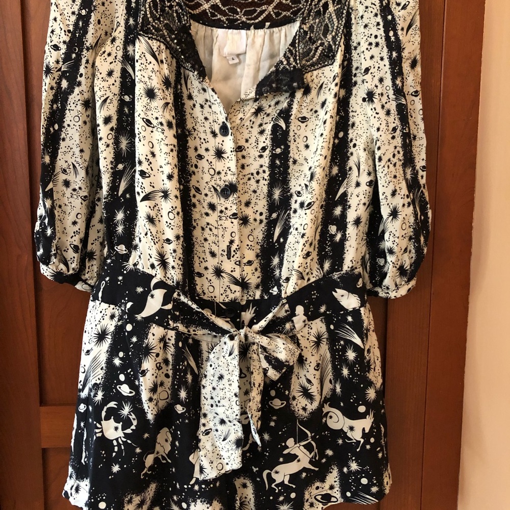 Anna Sui Celestial short romper